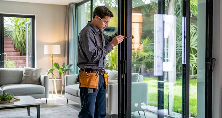 Sliding Door Jamb Lock Repair in Menlo Park, CA
