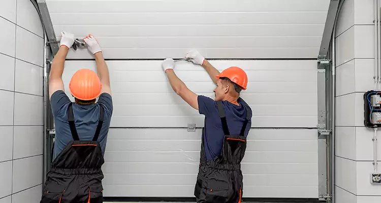 Garage Door Bottom Panel Repair in Menlo Park, CA